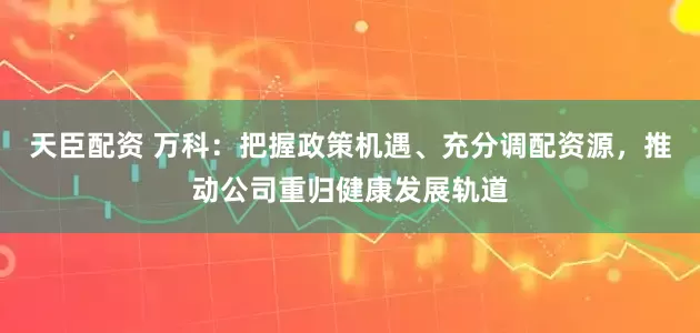 天臣配资 万科：把握政策机遇、充分调配资源，推动公司重归健康发展轨道